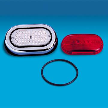 LED Billet, chrome Oval Taillight Super bright, US $129.95, image 2