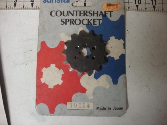 Yamaha suzuki kawasaki front sprocket 14 tooth  sunstar 10114  