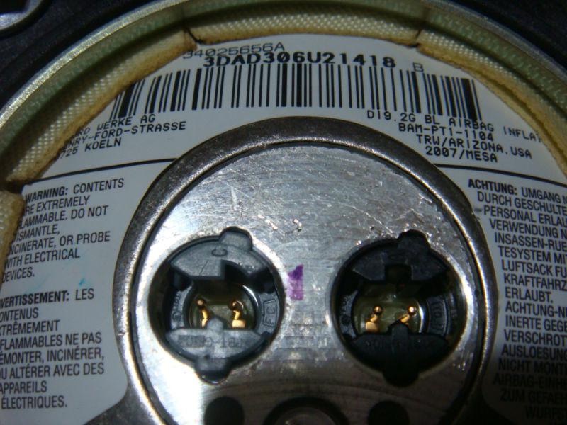 08 09 10 11 FORD FOCUS DRIVER WHEEL GRAY SRS AIRBAG AIR BAG OEM USED NICE!!!, US $249.95, image 9