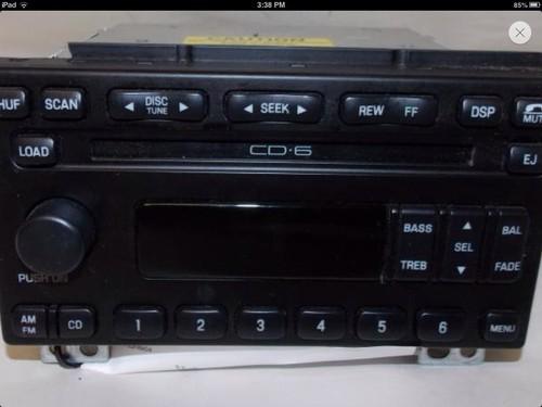 01-04 ford explorer mercury mountaineer radio 6 cd player 1l2f-18c815-ae *  bf