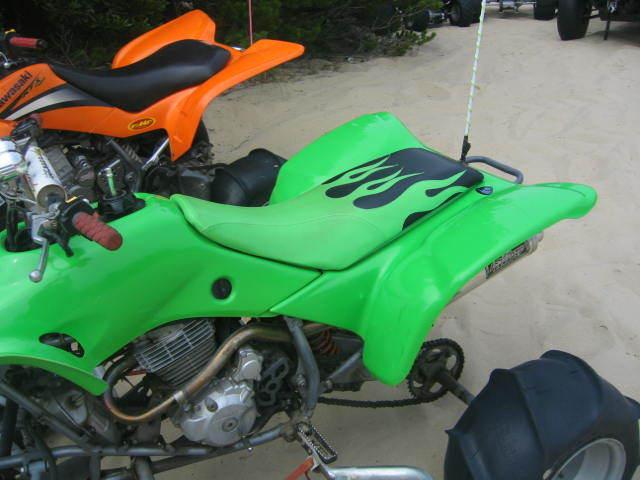 Honda trx 400ex green flame motoghg seat cover#ghg16417scptbk16516