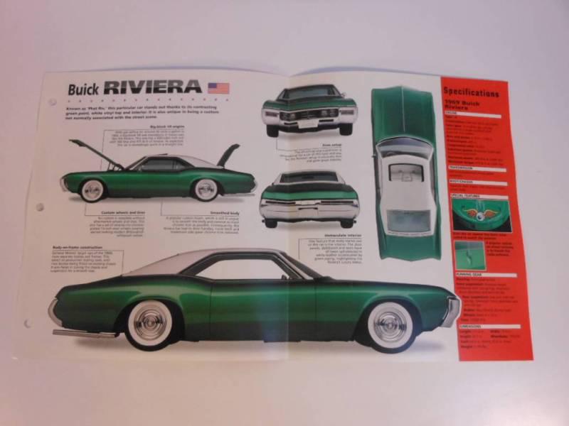 Buy 1969 BUICK RIVIERA IMP BROCHURE EXC COND HOT RODS STREET MACHINES