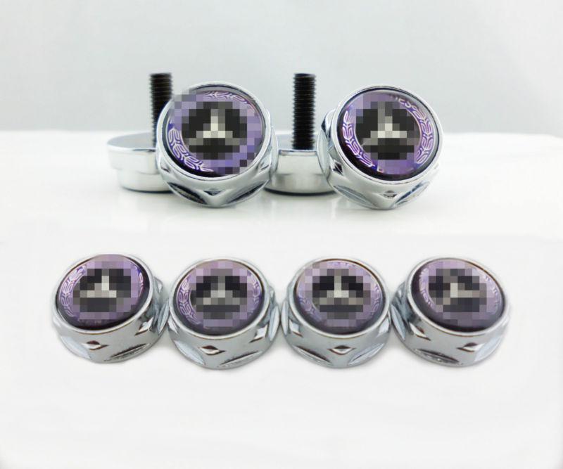 For Mercedes-Benz Style Metal License Plate Bolt Screws 4 PCS , US $0.99, image 2