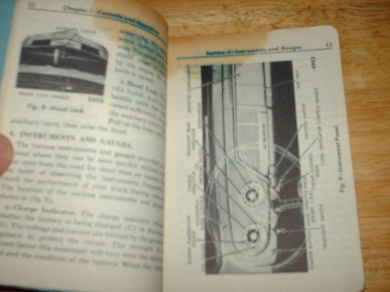 1952 FORD TRUCK OWNER'S MANUAL ORIGINAL GUIDE BOOK, US $22.50, image 2