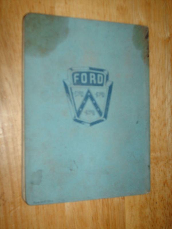 1952 FORD TRUCK OWNER'S MANUAL ORIGINAL GUIDE BOOK, US $22.50, image 4