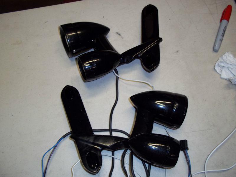 Buy BAD A KURYAKYN BLACK DRIVING LIGHTS HARLEY DAVIDSON STREET GLIDE