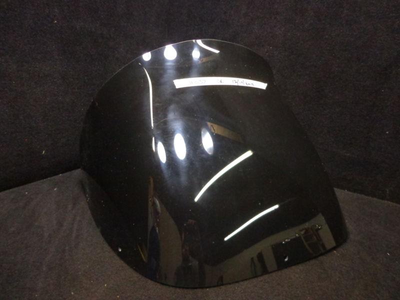 #037ws skeeter (20"w x13.5"h x16"d) black non-transparent plexiglass windshield 