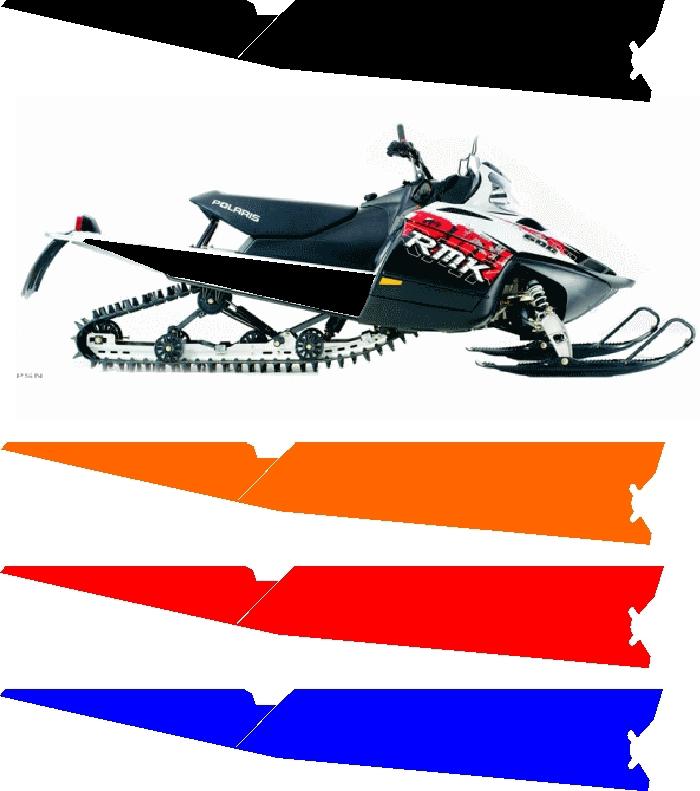 Polaris iq rmk shift dragon 550 600 800 155 163 tunnel decal sticker 4