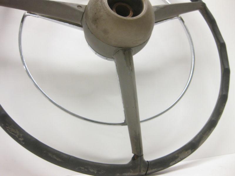 1951 1952 1950 1949 DODGE STEERING WHEEL & HORN RING RARE UNRESTORED HOTROD 50s, US $44.99, image 8