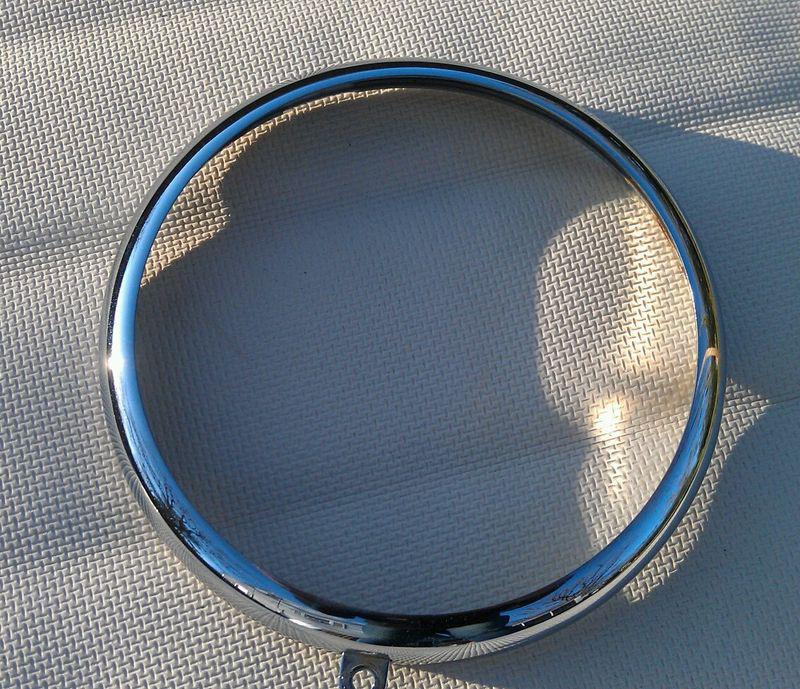 Buy Harley Davidson 53/4 inch Headlamp Headlight Trim Ring Chrome Used