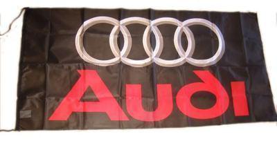 Audi black flag banner premium 5x3 feet