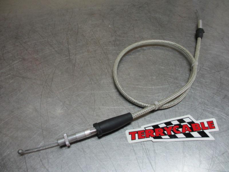 Buy Yamaha Raptor Steel Braided throttle Cable 660R 660 YFM in Orange