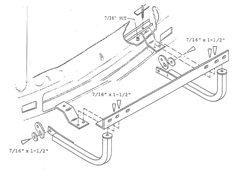 Blue ox dm8802 base plate for acura integra 94-95