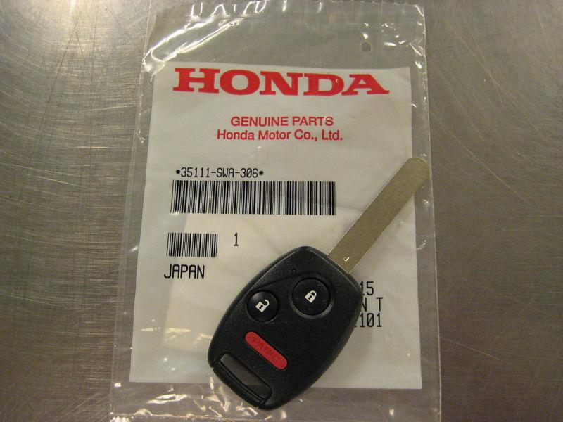 09-10 honda fit, 07-10 cr-v new key/trasmitter oem crv
