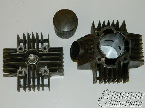 Yamaha 1967 yamaha trailmaster yl2c yl2-c cylinder head & piston