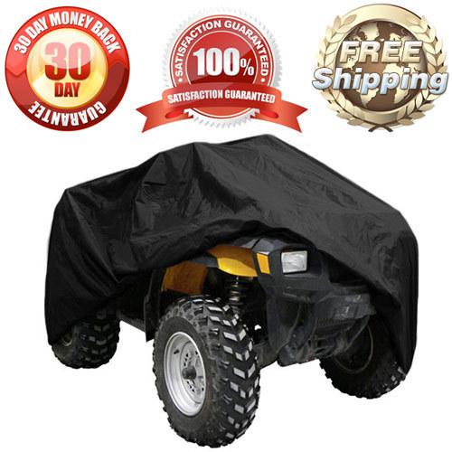 Buy UNIVERSAL ALL TERRAIN VEHICLE BLACK STORAGE COVERS ATV COVER 4X4