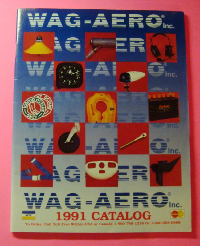 Wag-aero airplane parts catalog 1991..wag-aero inc. lyons, wi.