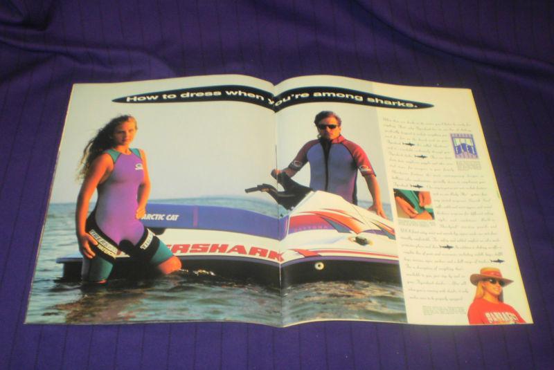 ARCTIC CAT 1994 TIGERSHARK WATERCRAFT BROCHURE/ CATALOG IN GREAT SHAPE, US $9.99, image 3