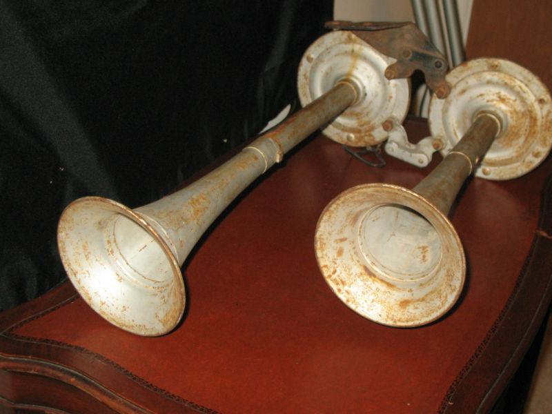 Buy Vintage Trumpet HornsRat RodWith Original Mounting Brackets in Topeka, Kansas, US, for US