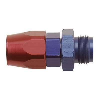 Fragola 180106 hose end reusable straight -6 an hose to male -6 an red/blue ea