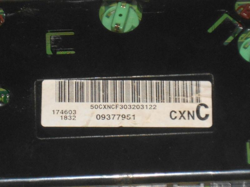 9D2564 01 02 03 MALIBU SPEEDOMETER CLUSTER MPH, US $74.99, image 4