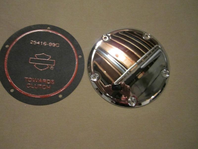 Harley chrome derby cover and gasket