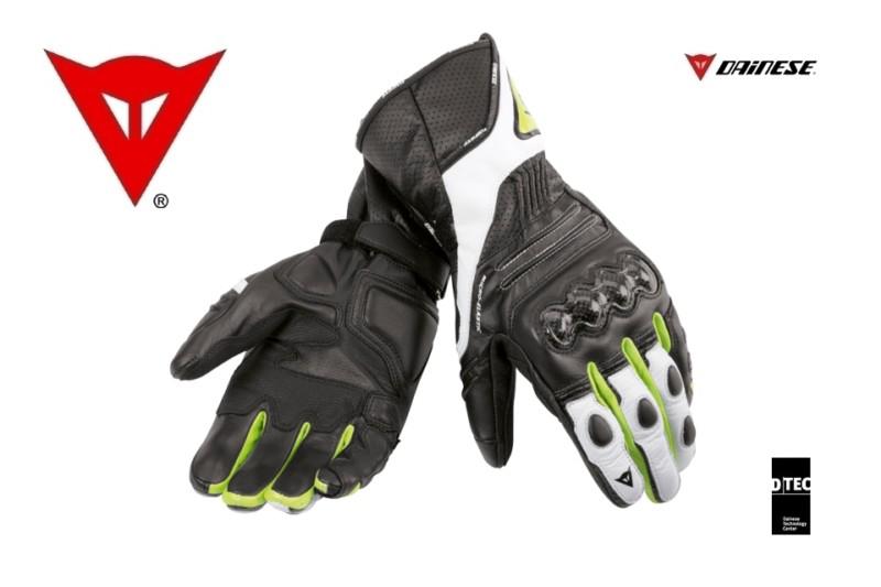 New - dainese vr46 sport racing gloves valentino rossi giallo-fluo black size xl