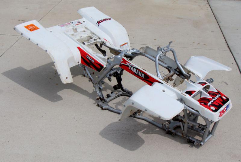 1987-2006 Yamaha Banshee fenders front & rear plastic uncut WHITE w/ graphics G2, US $144.99, image 2