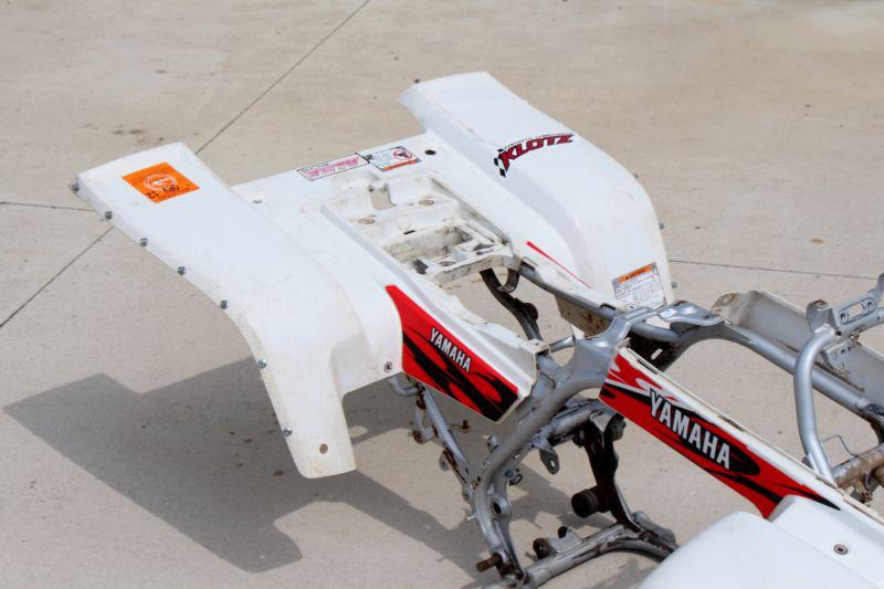 1987-2006 Yamaha Banshee fenders front & rear plastic uncut WHITE w/ graphics G2, US $144.99, image 6