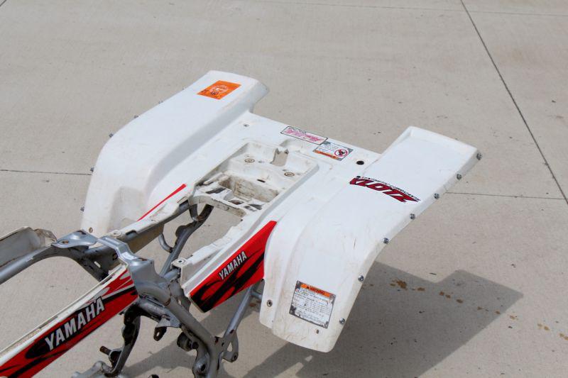 1987-2006 Yamaha Banshee fenders front & rear plastic uncut WHITE w/ graphics G2, US $144.99, image 8