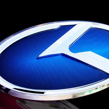 Karbon blue emblem front rear sets for kia soul 09 10 11 12 + made in korea ems