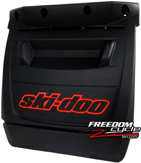 04-08 ski-doo mx z mxz mx-z snowmobile sled red rear snow flap guard 520000597