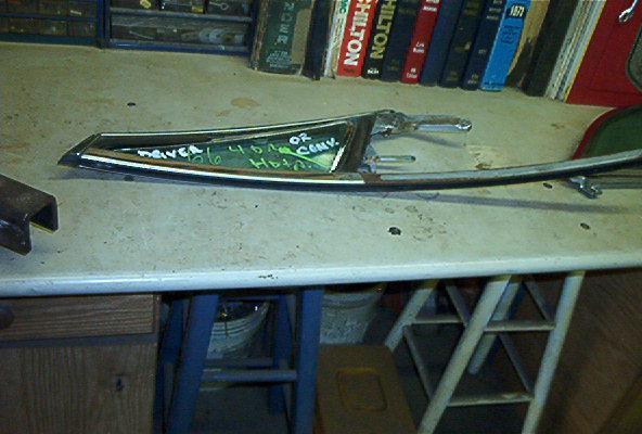 1966 cadillac vent window and frame ( driver side )