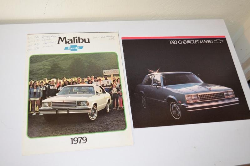 Buy CHEVY CHEVROLET MALIBU 1979 1983 Car Showroom VTG 80s BROCHURE