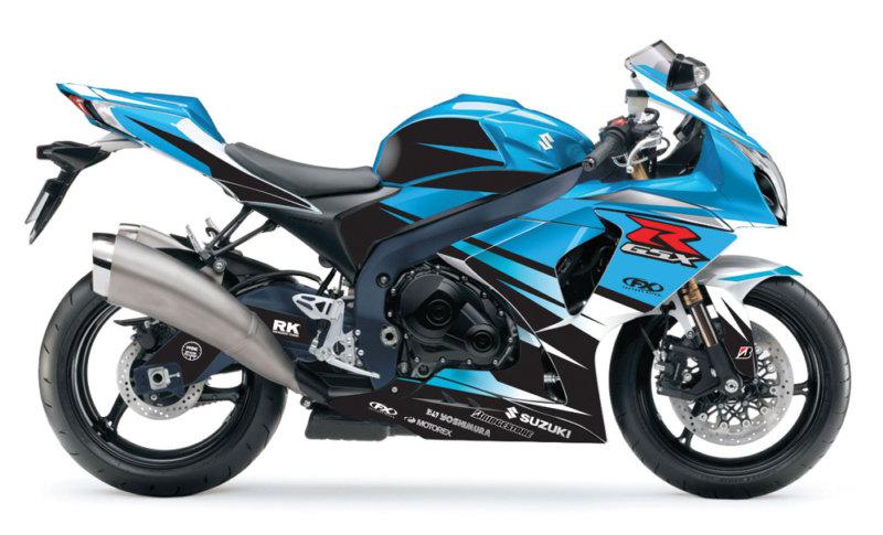 Factory effex ev-r full graphics kit - suzuki gsxr 1000 - 2007-2008 --15-15420-b