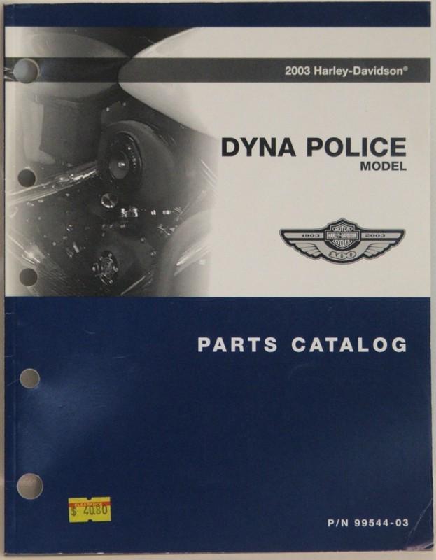 Buy New Factory Parts Catalog for 2003 Dyna Police Models Free