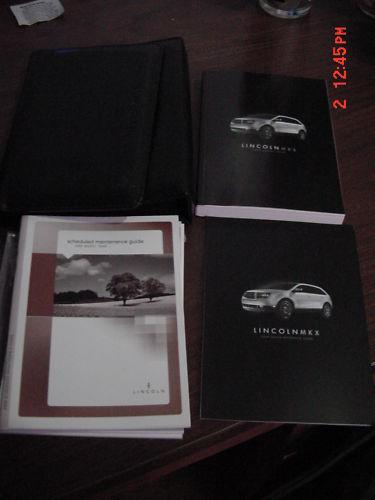 2009 lincoln mkx owner's manual