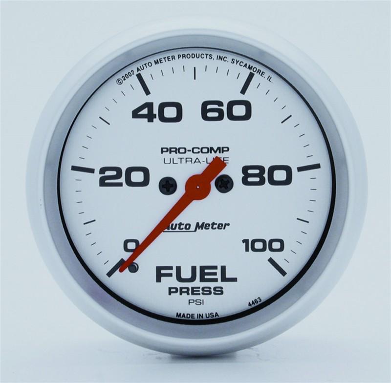 Auto meter 4463 ultra-lite 0-100 psi analog gauges fuel pressure -  atm4463
