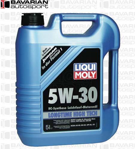 Liquimoly 5w30 fully synthetic longtime high tech oil change kit bmw e46 325i 