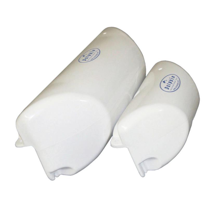 Dock edge 1060-w-f dolphin dockside bumper 7 x 16 straight - white