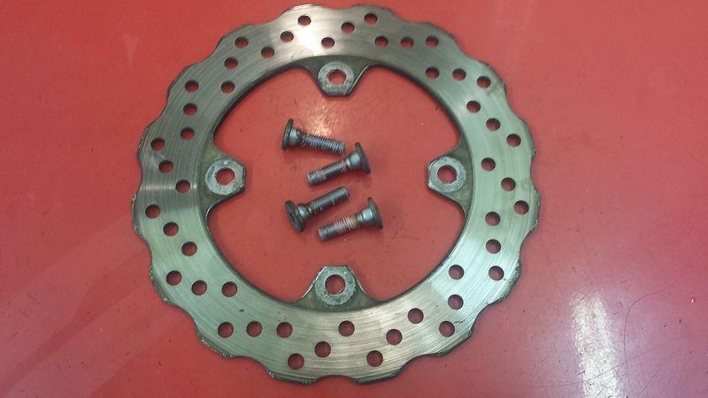 2005 kawasaki zx6r rear brake disc rotor oem 4.77mm smooth