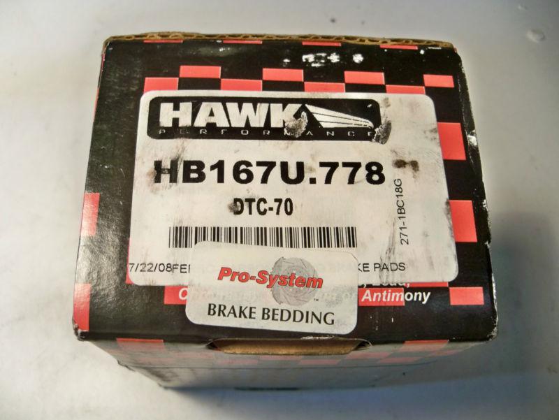 NEW HAWK Brembo rear brake pads (7735 style) DTC-70 compound Nascar ARCA, US $69.00, image 3