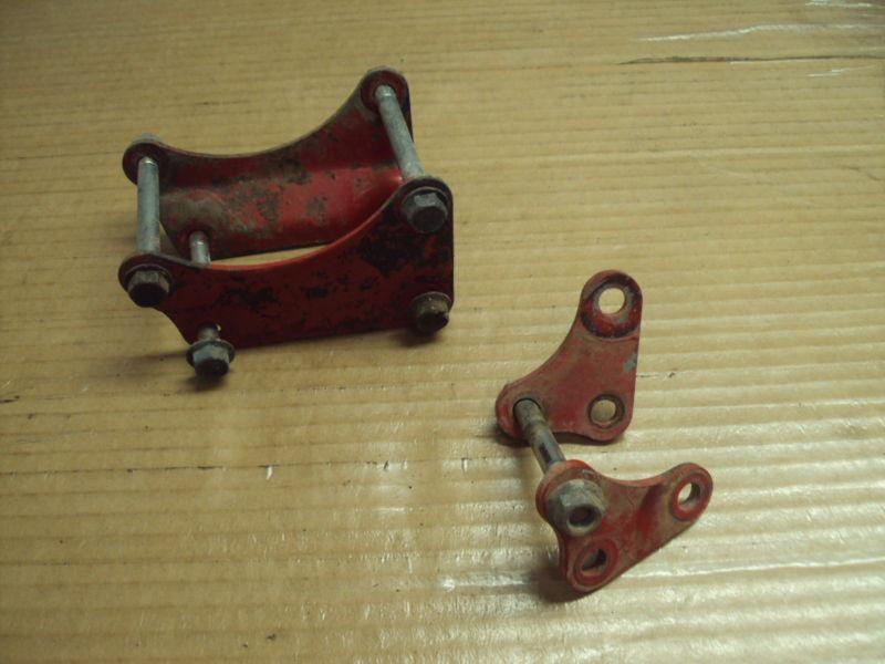 85 1985 suzuki rm 250 rm250 motorcycle engine motor mounts mount brackets brace