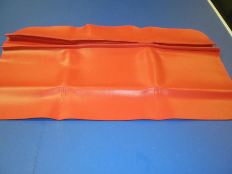 Solid red fender cover with trough 6 pictures special discounts