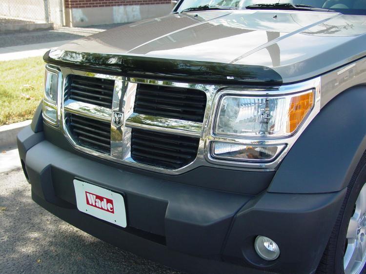 Dodge nitro 2007 - 2012 smoke bug hood shield bugshield deflector stone guard
