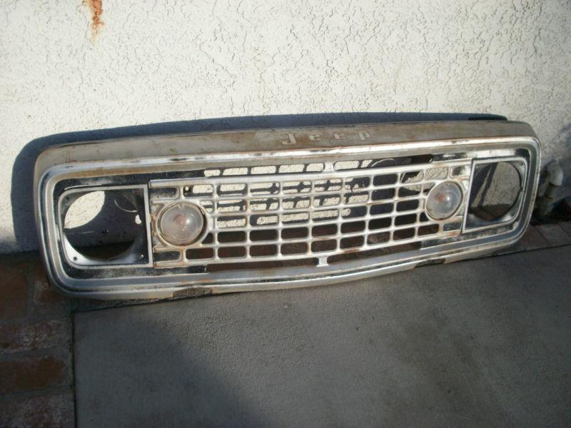 1972 1973 amc jeep commando original grill complete