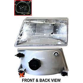 New headlight headlamp assembly drivers left side w/bulb