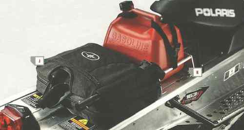 New oem polaris iq rmk pro ride rmk shovel bag & shovel 2874915 & 2876015