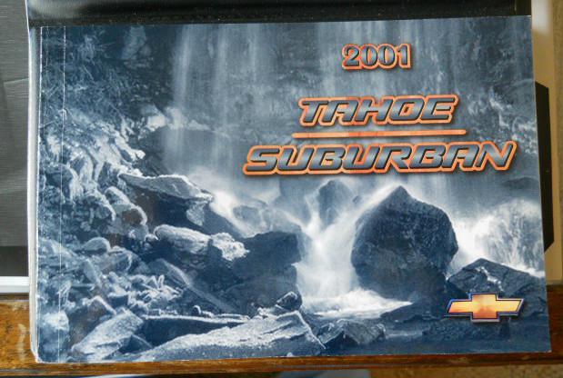 01 2001 CHEVROLET TAHOE / SUBURBAN OWNERS MANUAL, US $9.95, image 5