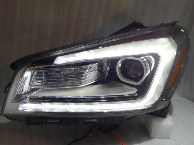 New 2014 gmc acadia driver side lh xenon hid headlight head lamp oem